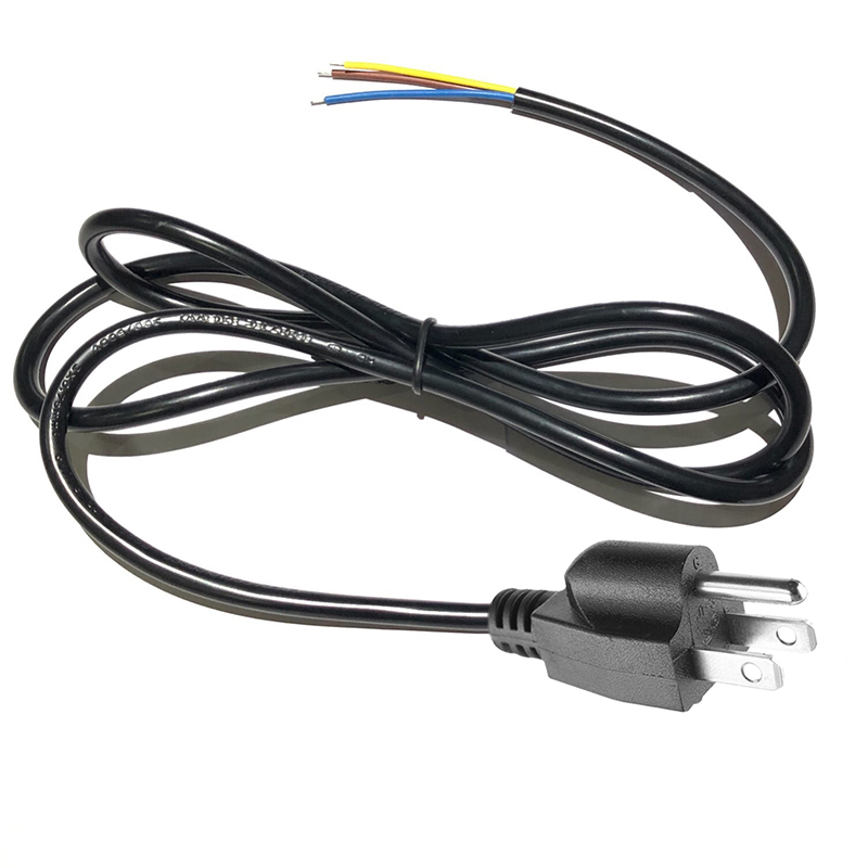 美標三芯QP3插頭電源線