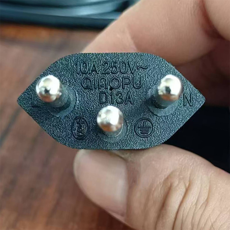 瑞士三芯D13A插頭電源線