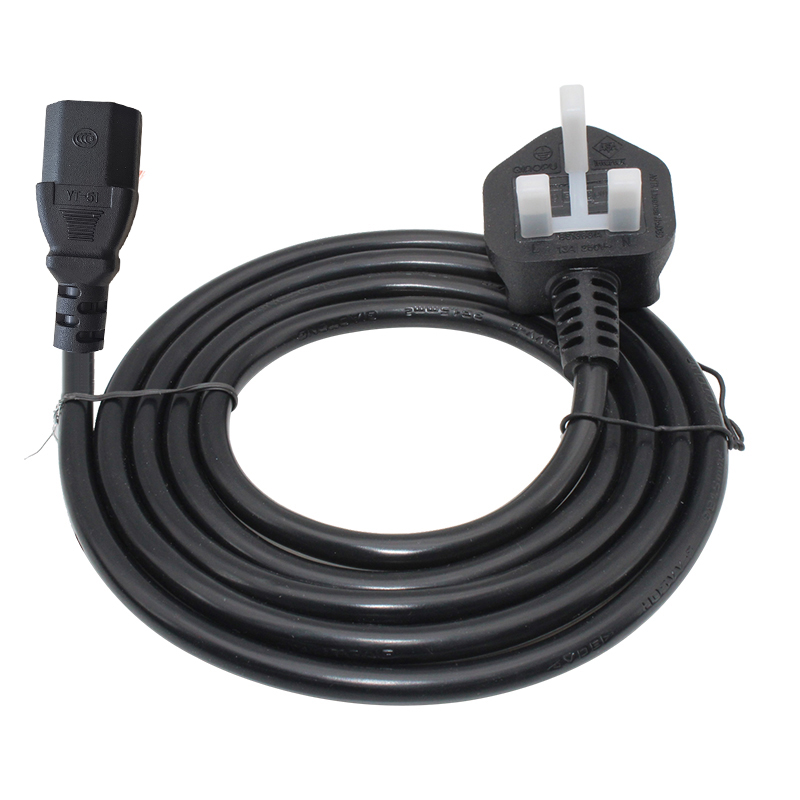 英標三芯D09A雙頭電源線